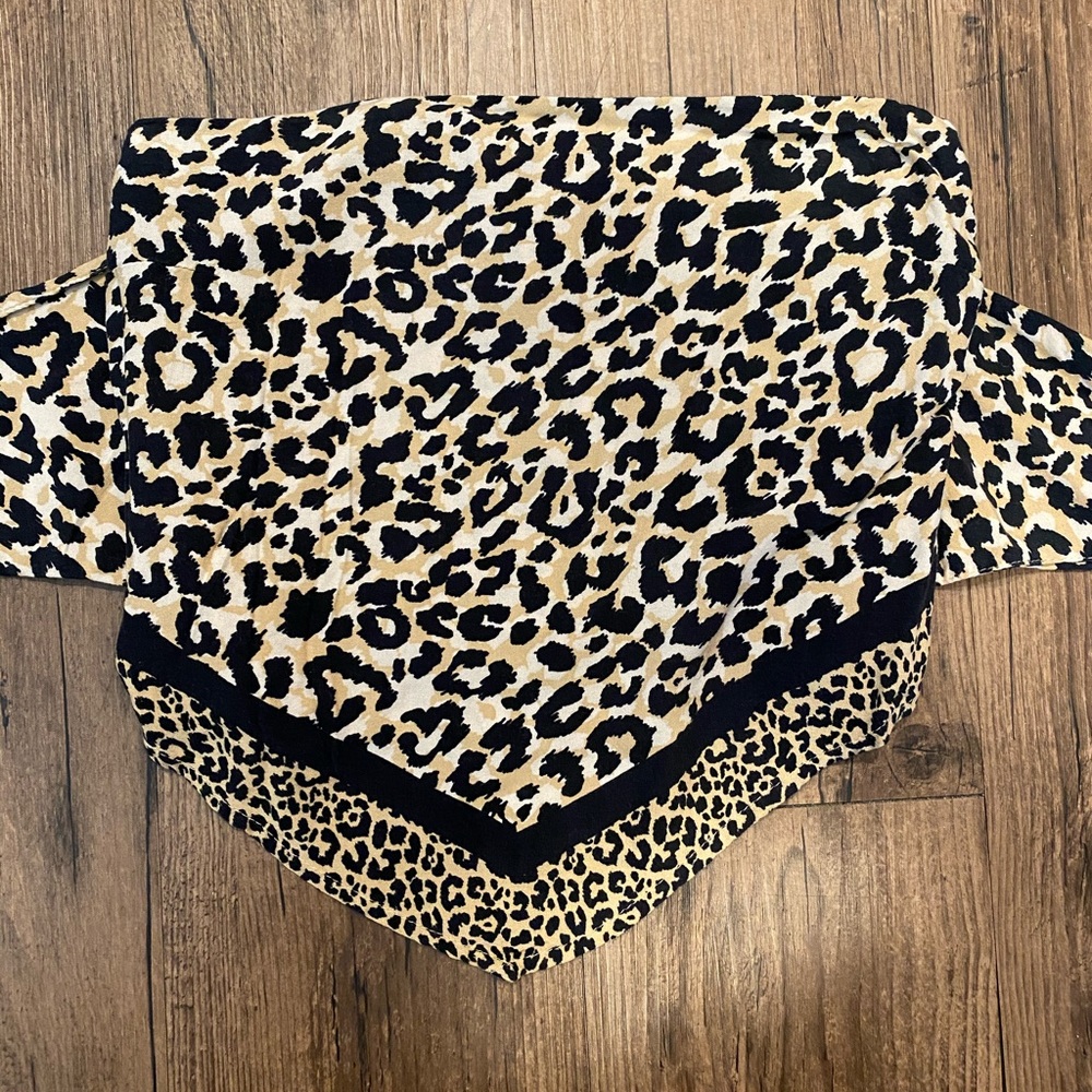 Cheetah bandana top